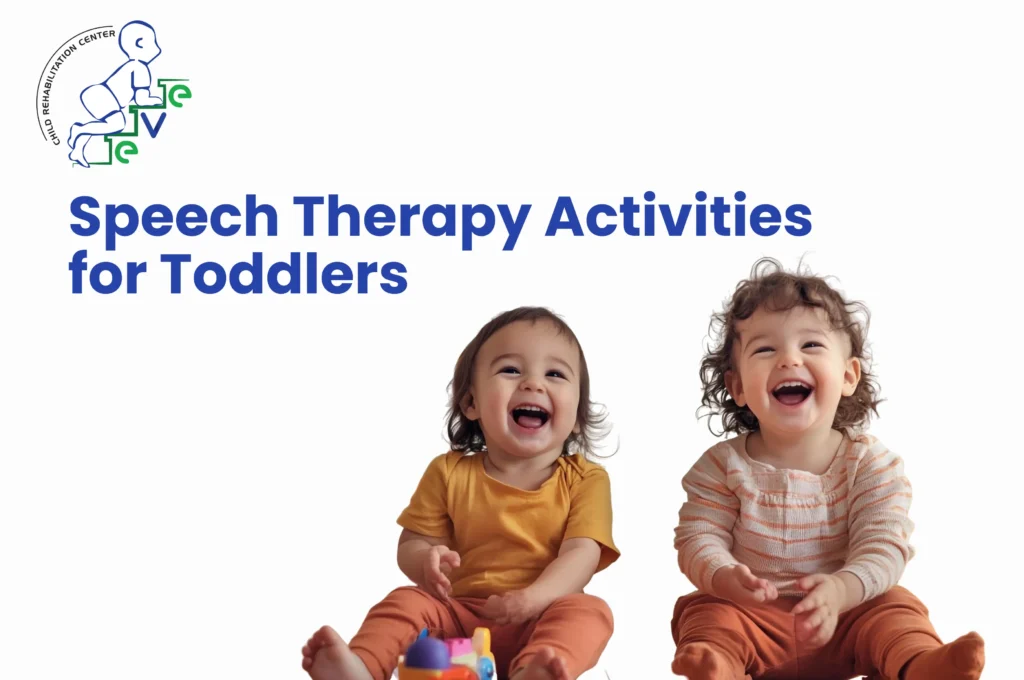 toddlers doing speech therapy activities in kerala