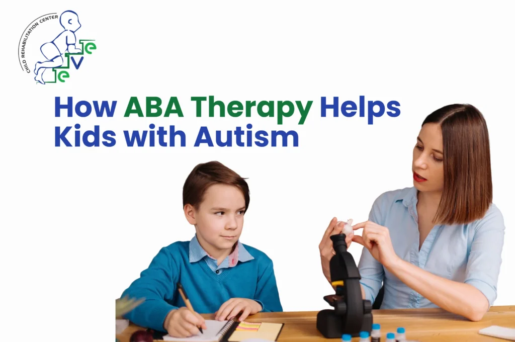 ABA therapy session in Kollam helping a child with autism improve communication and social skills